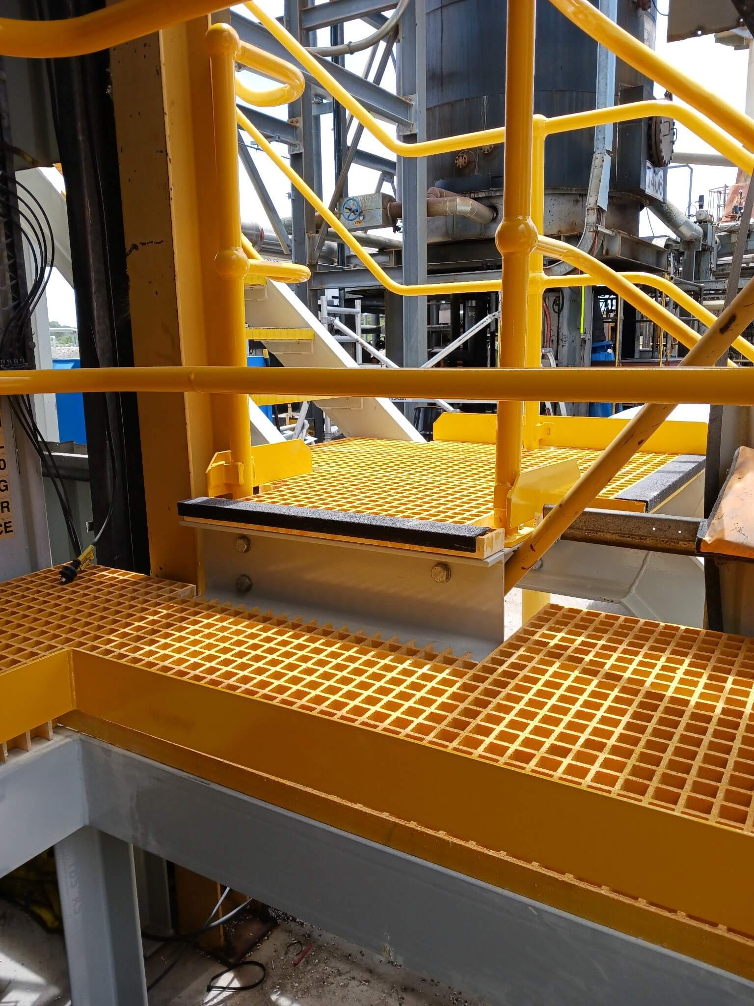 Illustrative industrial setting; temporary layout image