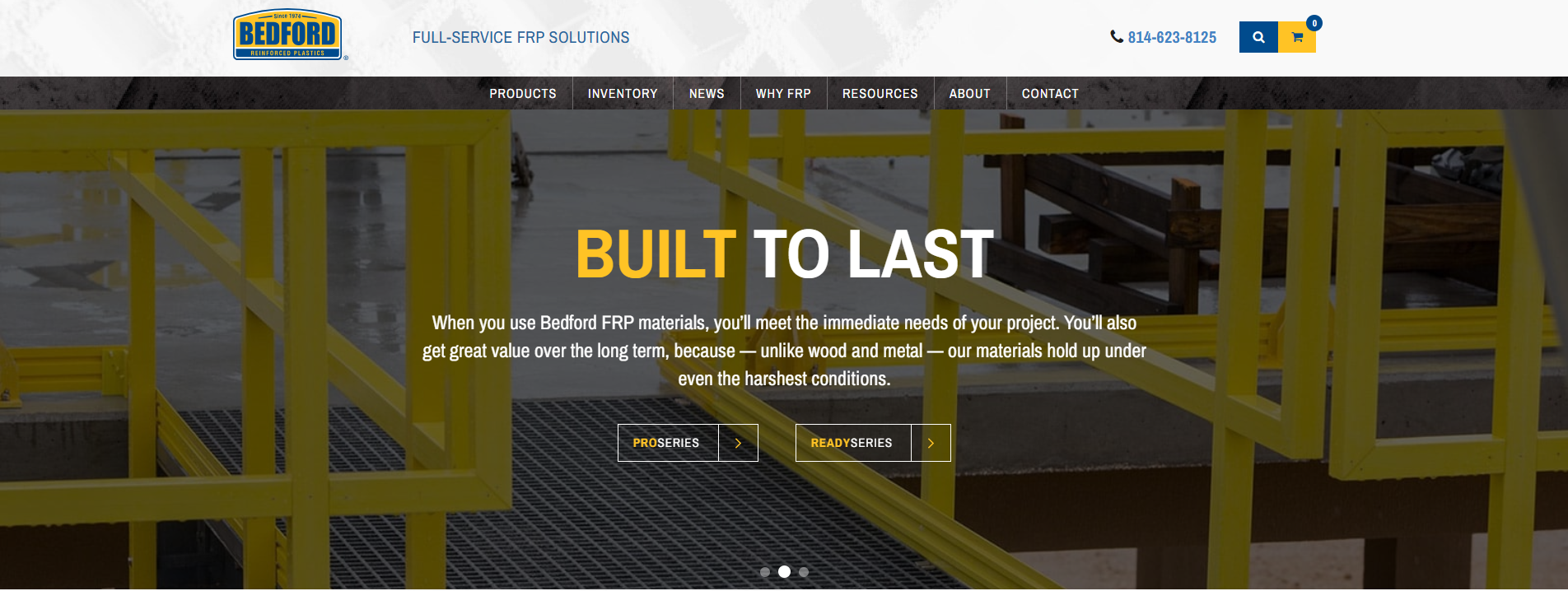 FRP product maintenance and cleaning surface