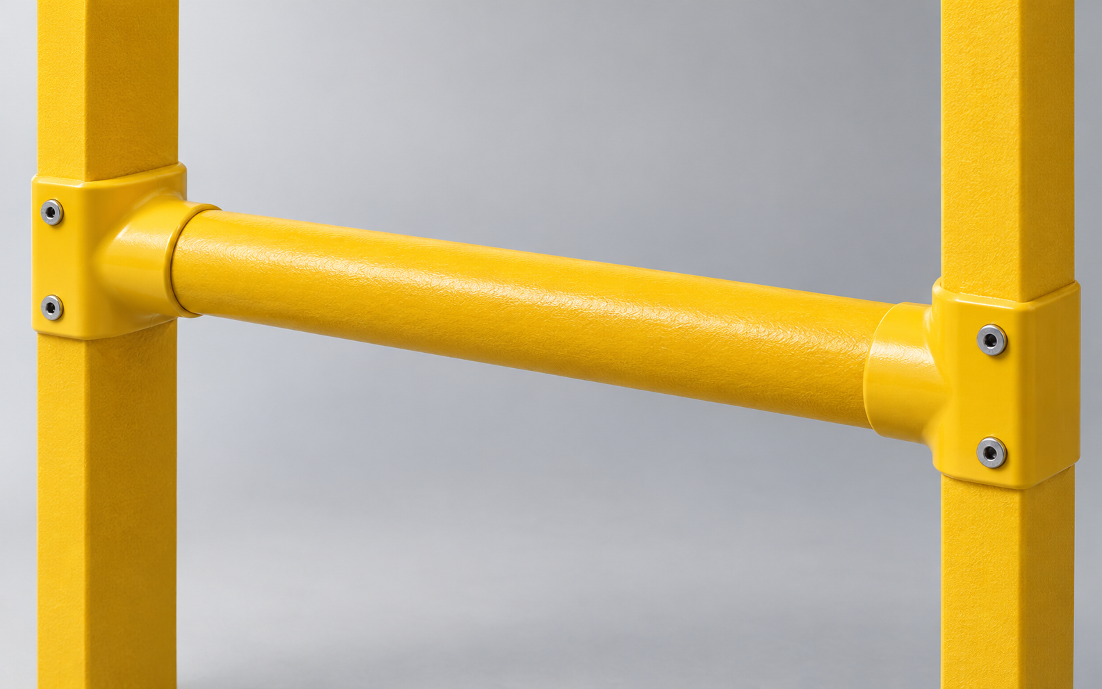 Illustrative industrial site; temporary image for Knee rail / midrail