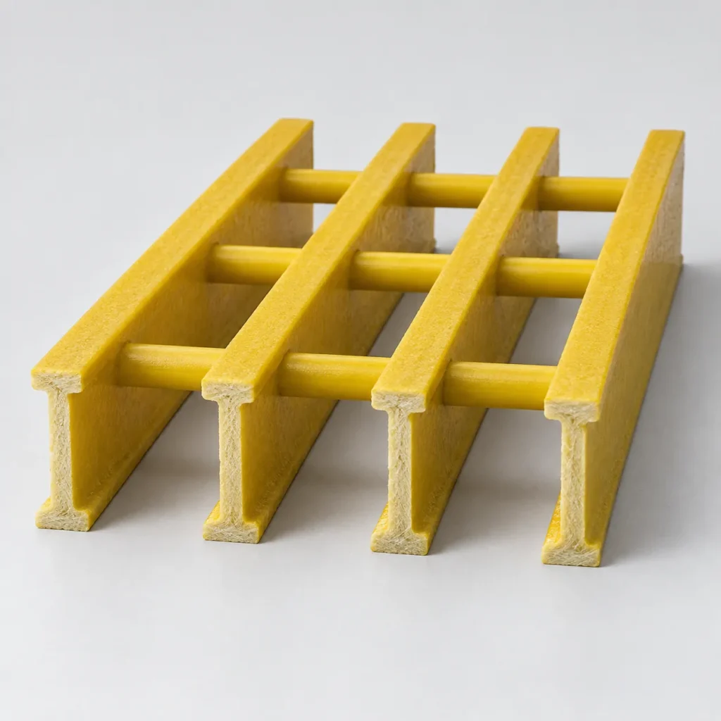 Precisely machined FRP section