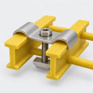 FRP grating saddle clip
